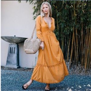 🪶Chasing Unicorns Comes A Time Maxi Dress M EUC🪶